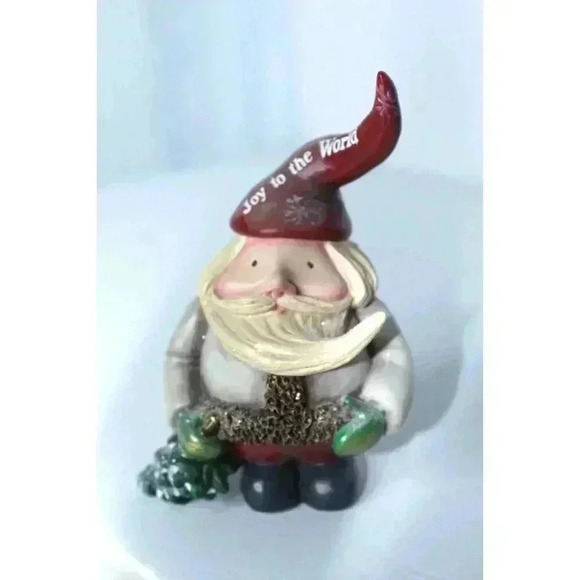 Pavilion Gift Company Joy To The World Santa W/ Tree Figurine 76404 2015 - Picture 11 of 11